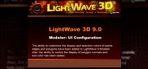 Configure your LightWave Modeler user interface