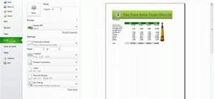 Use the Backstage view and File tab in MS Excel 2010