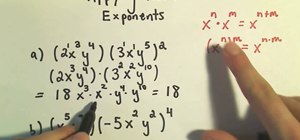 Apply exponent rules in basic algebra