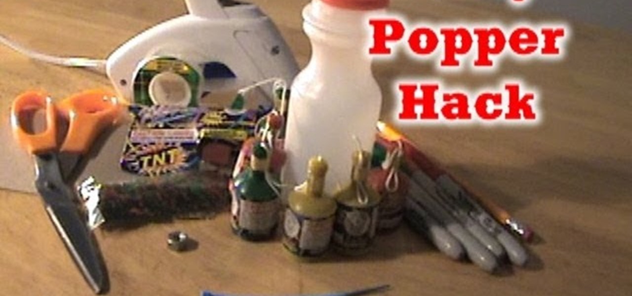 Make Big Party Popper for New Years Day!