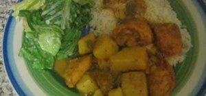 Make simple chicken curry to lose weight