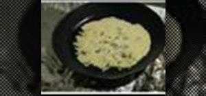 Make Besan Ka Puda ( an Indian pancake)