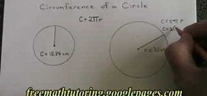 Find the circumference of a circle in Geometry