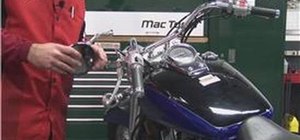 Install mirrors on a motorcycle