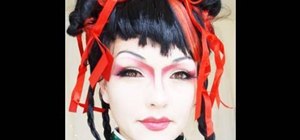 Get a geisha inspired makeup look