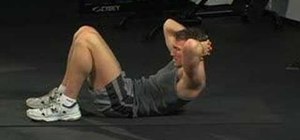 Do floor crunches properly