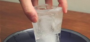 Make a shot glass out of ice