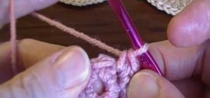 Make a flat circle using single crochet