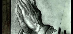 Draw a pair of hands clasped in prayer