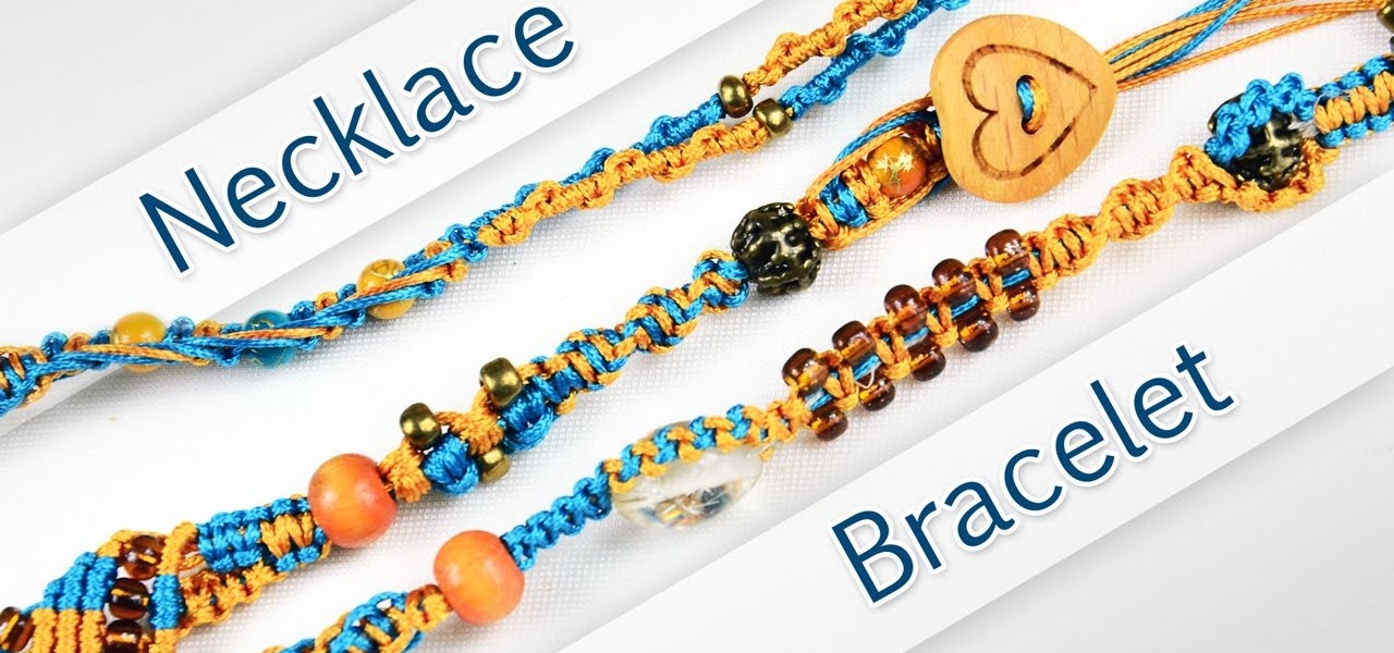 Macrame Transformer Necklace / Bracelet