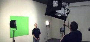 Properly light a green screen and create the illusion