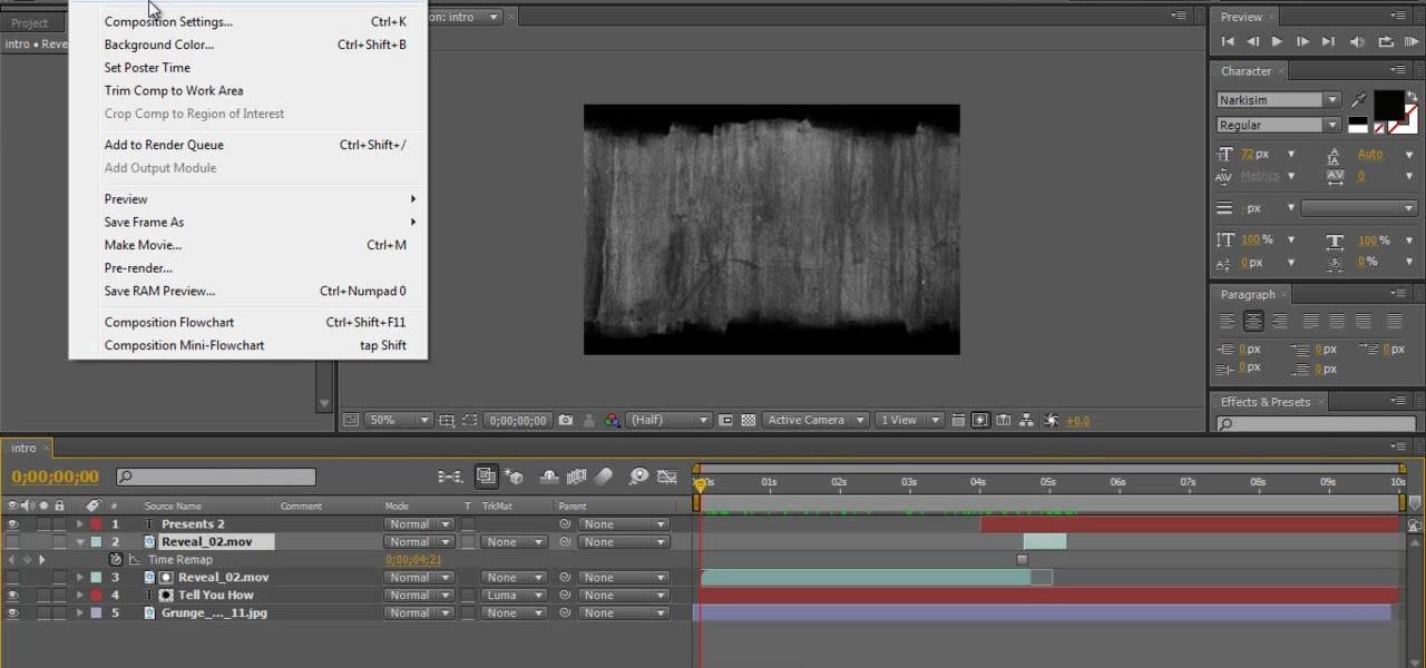 How to Make an intro animation using Adobe After Effects « After Effects ::  WonderHowTo