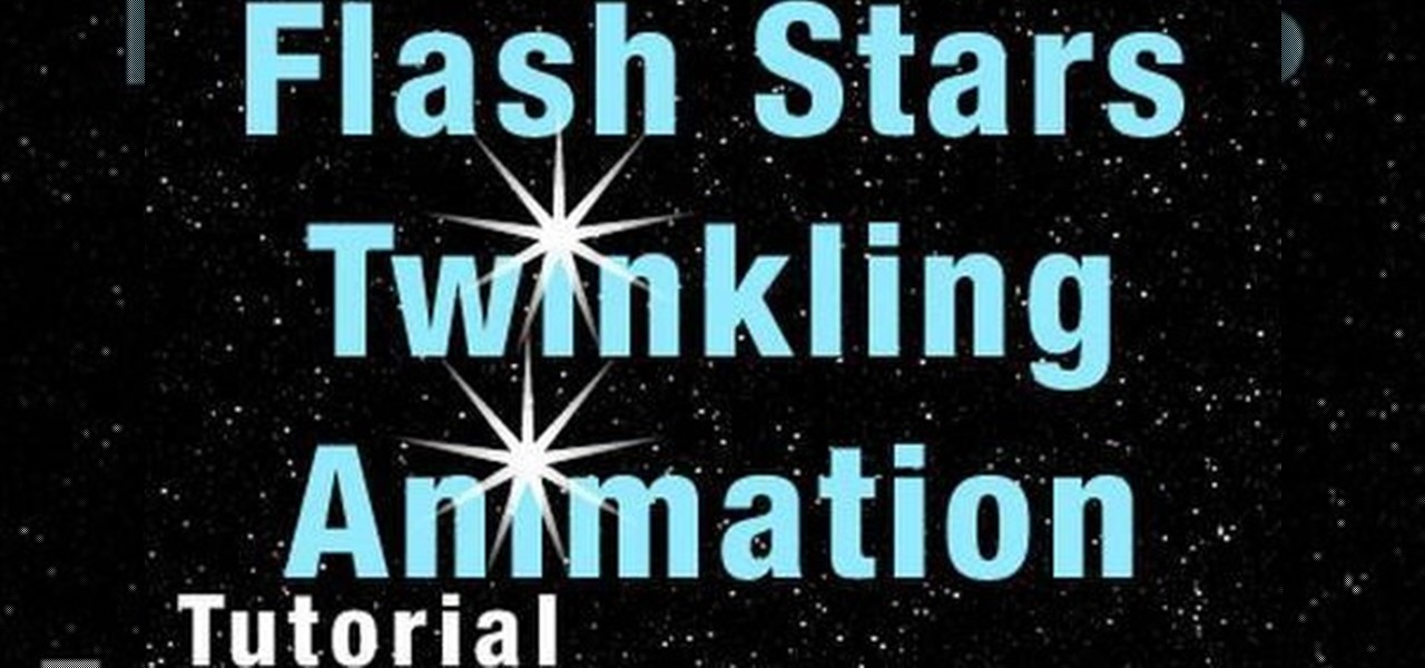 How to Create twinkling star animations in Adobe Flash CS5 « Adobe Flash ::  WonderHowTo