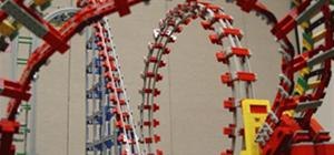 Working LEGO Roller Coaster by Matt