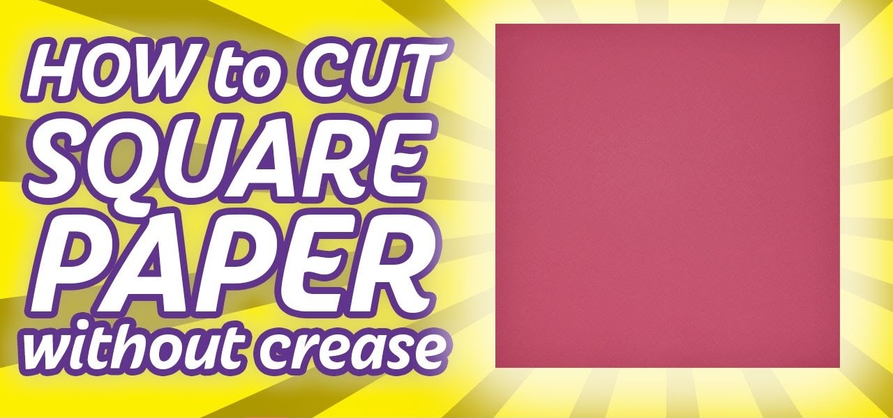 Cut a Square Paper Without a Crease