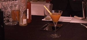 Make a chili and passionfruit martini cocktail