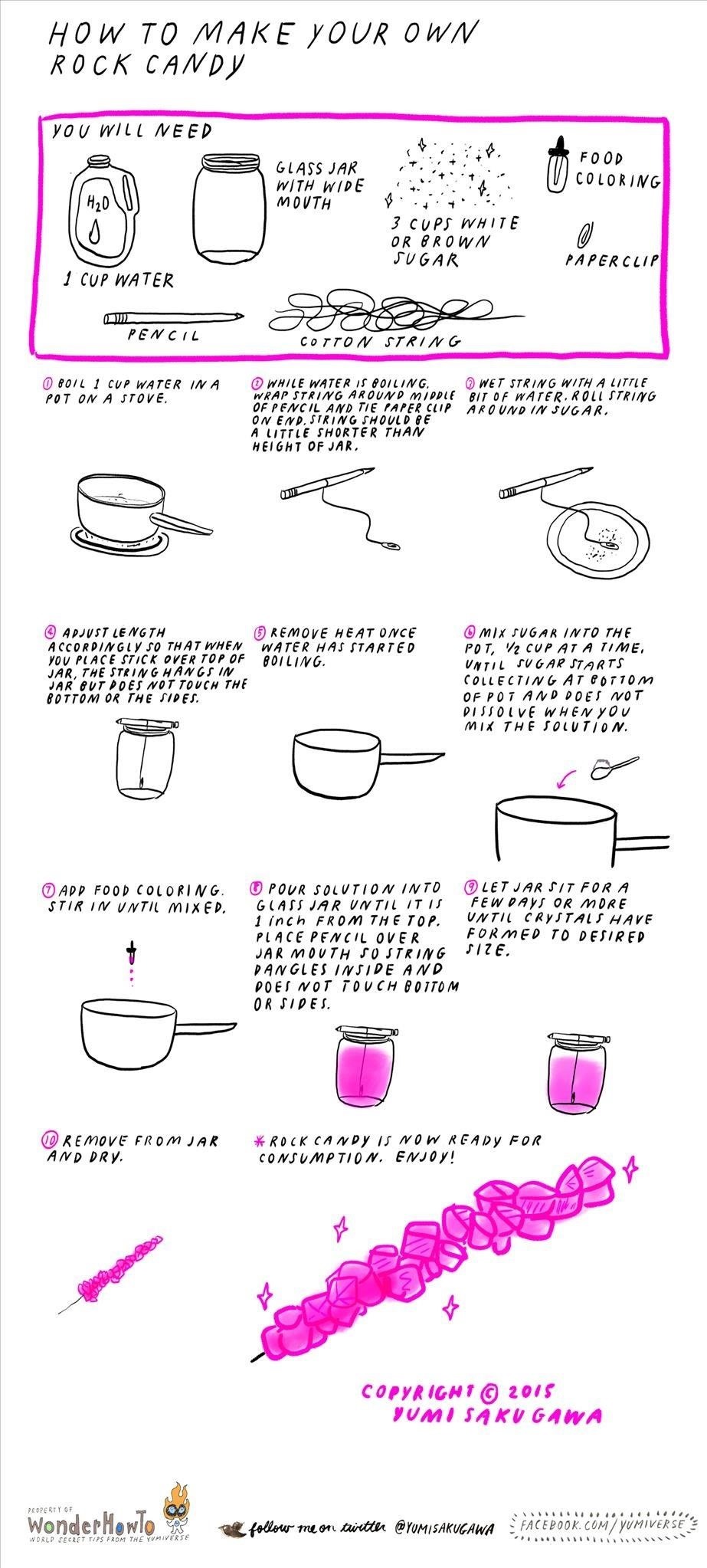 How to Make DIY Rock Candy at Home