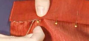 Sew a whip stitch by hand
