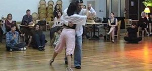 Perform advanced volcadas in tango