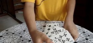 Perform a slap deck card magic trick