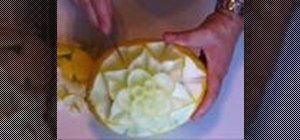 Carve a melon creatively