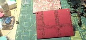 Make a ribbon enclosed mini album