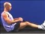 Do seated rows with  a theraband