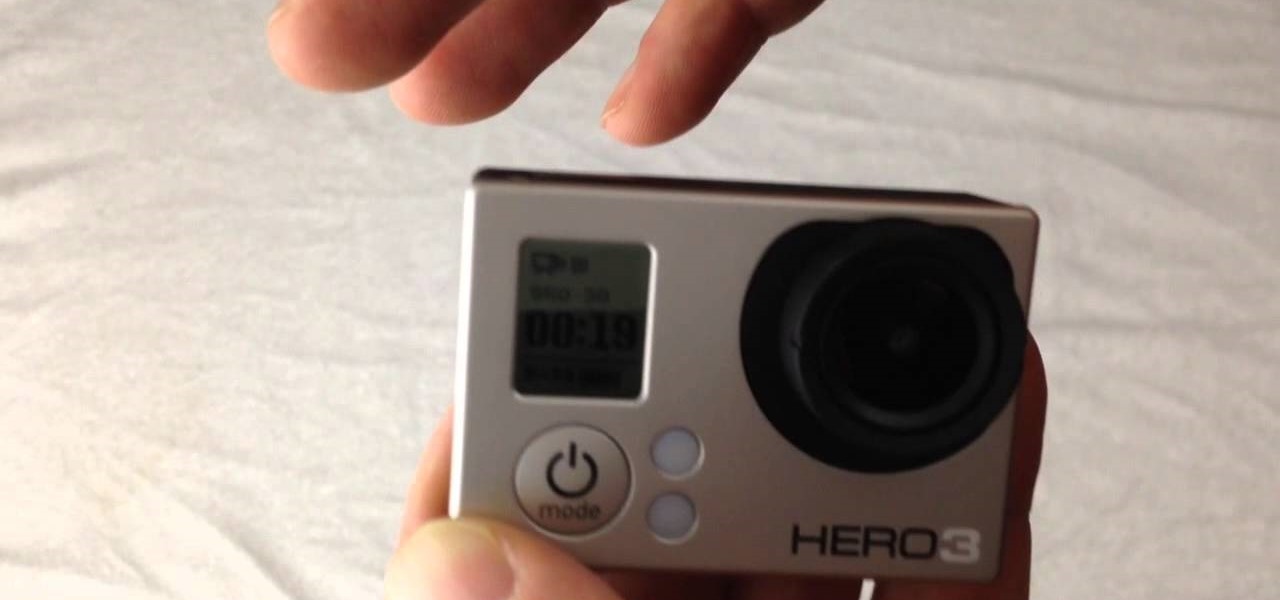 Turn Your GoPro Camera On and Record a Video
