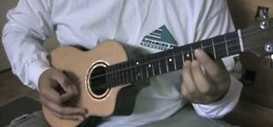 Do chord bending on the ukulele