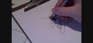 Draw a cartoon witch head
