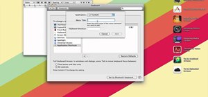 Customize your keyboard shortcuts in Mac OS X