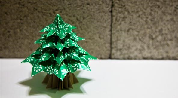 DIY Origami Christmas Tree
