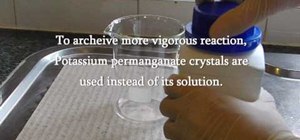 Make "elephant toothpaste" with hydrogen peroxide