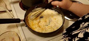 Make grilled chicken pasta with Alfredo sauce