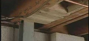 Repair problems in a home's foundation