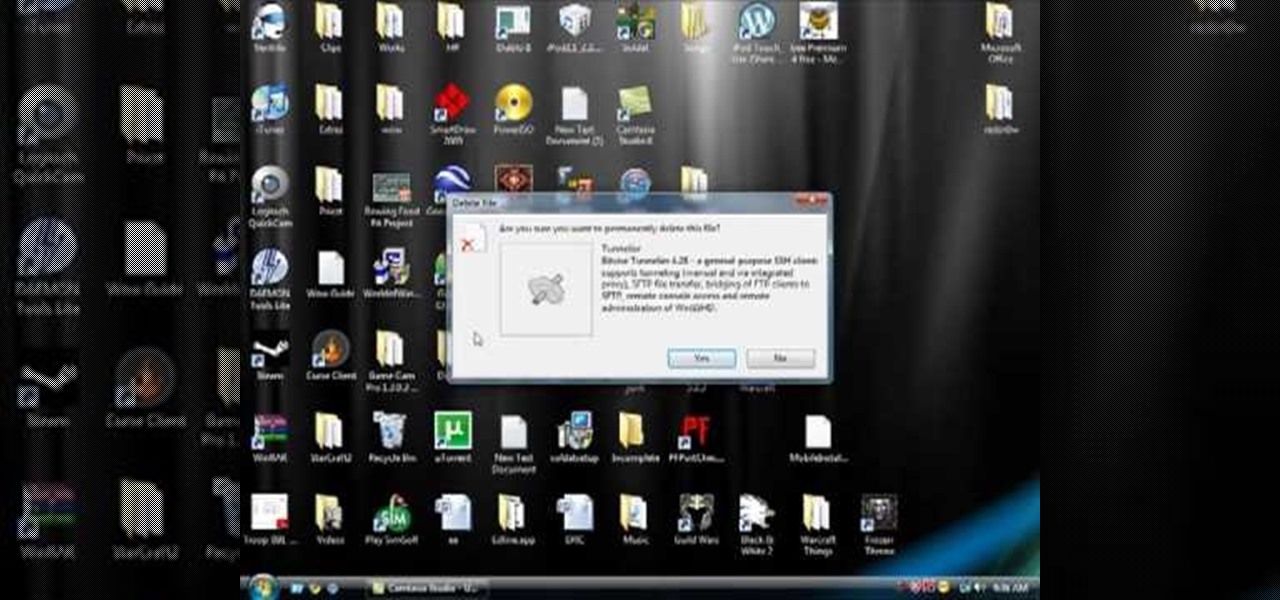Windows Vista Trash Bin Disappeared