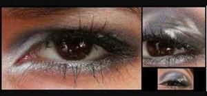 Create a Storm from X-Men inspired eye makeup look