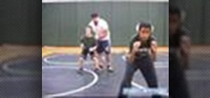 Do basic stances in youth wrestling moves