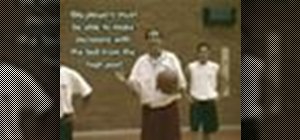 Make decisions from the high post in basketball