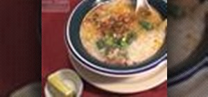 Make Laotian rice porridge with Kai
