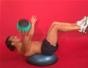 Exercise with the self medicine ball throw on bosu