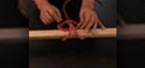 Tie a hitch knot