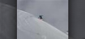 Ride powder on a snowboard