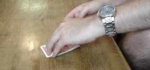 Perform the magic "ace thru four rearrange" card trick