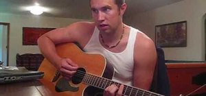 Play "I'll Be" by Edwin McCain on acoustic guitar