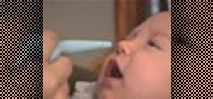 Use a baby nose bulb syringe