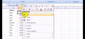 Select a random name in Excel