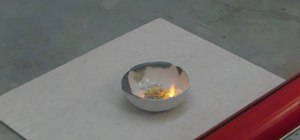 Make fire water or "Negative X" (Zn, NH4NO3, NaCl)