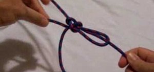 Tie a slip bowline knot