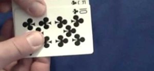 Perform the erase the face card trick